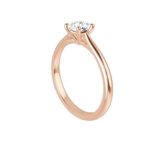 zasnubny prsten z ruzoveho zlata aurium AU85124171